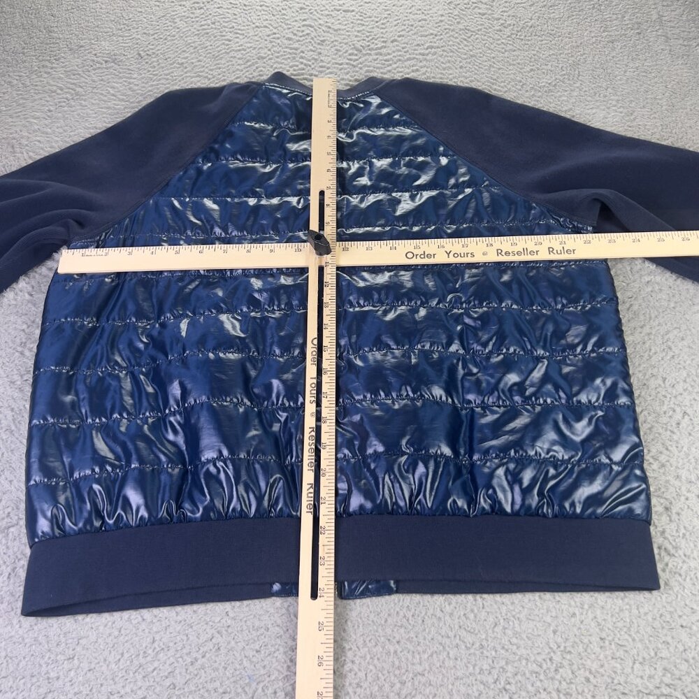 Tommy Bahama Aruba Quilted Jacket Womens XL Blue Full Zip Outdoors Preppy - Picture 6 of 10